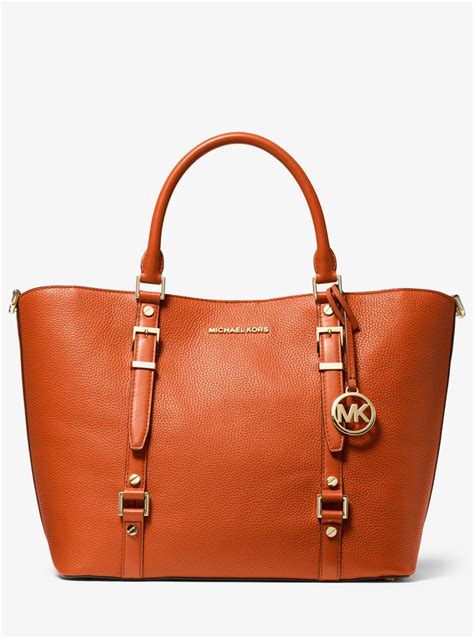 michael michael kors bedford legacy large pebbled leather tote bag